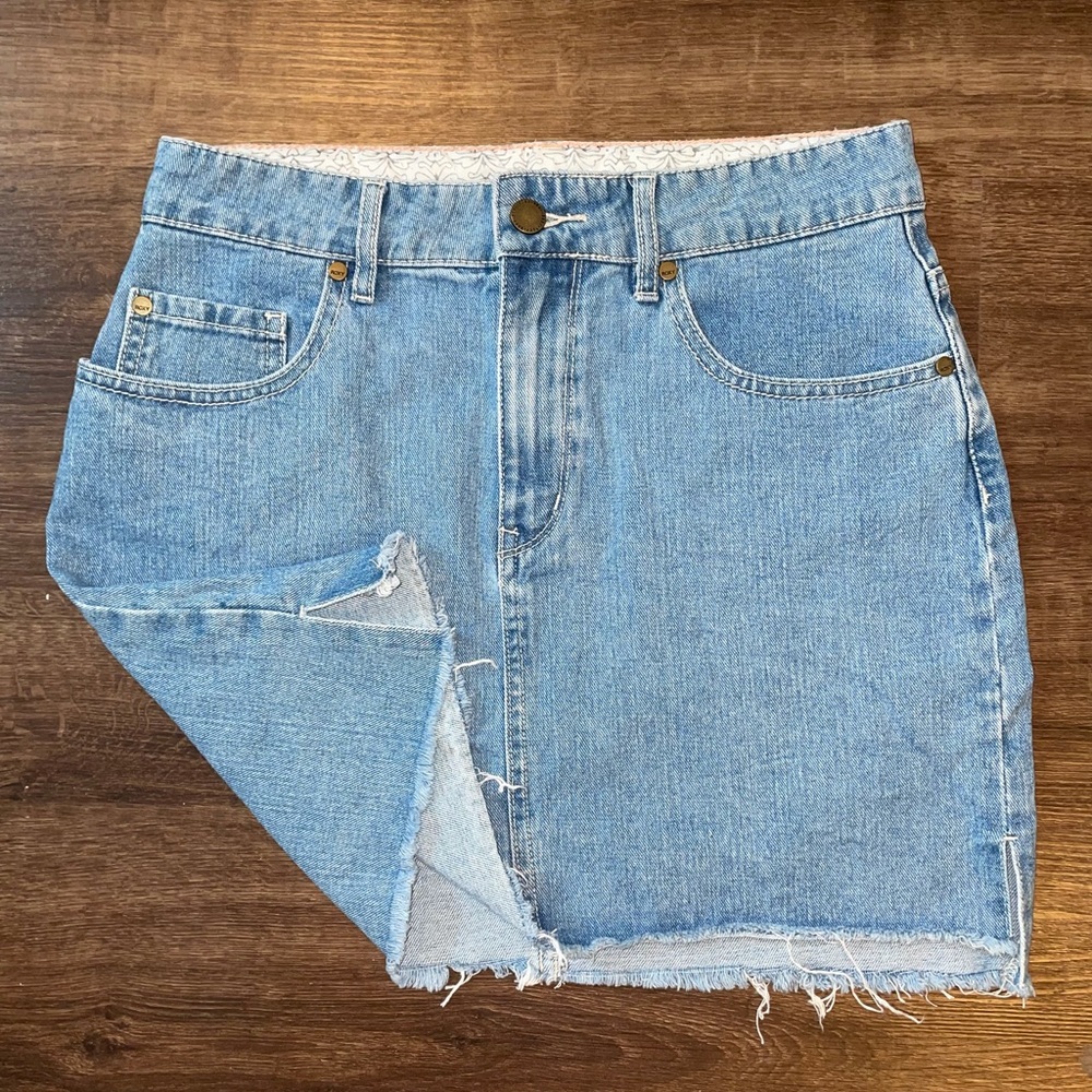 Roxy denim short skirt